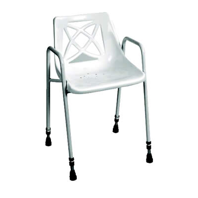 Adjustable Chairs on Mobility Bathing Aids Shower Chair Stationary Adjustable Height