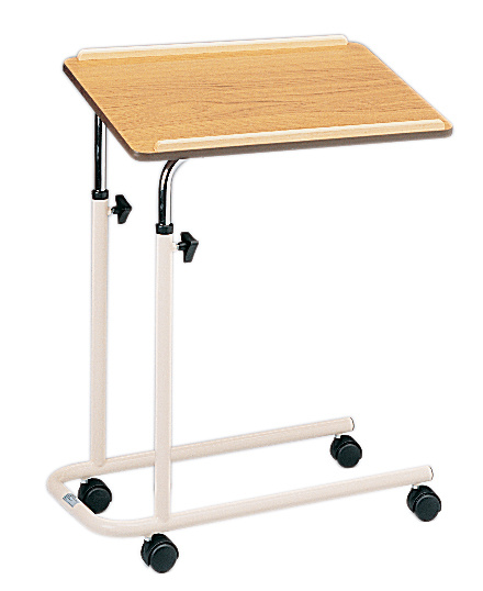 Overbed Table with Castors 