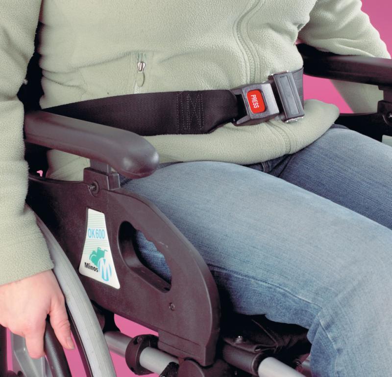 Safety Wheelchair Belt Auto Buckle (Wrap Around)