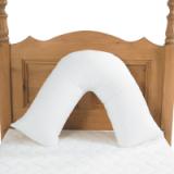 V-Shaped Back Support Pillow Cover