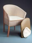 Basket Weave Commode Chair