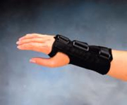 Comfort Cool D-ring Wrist Splint - Left