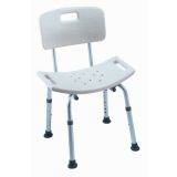 Cadiz Shower Stool With Backrest